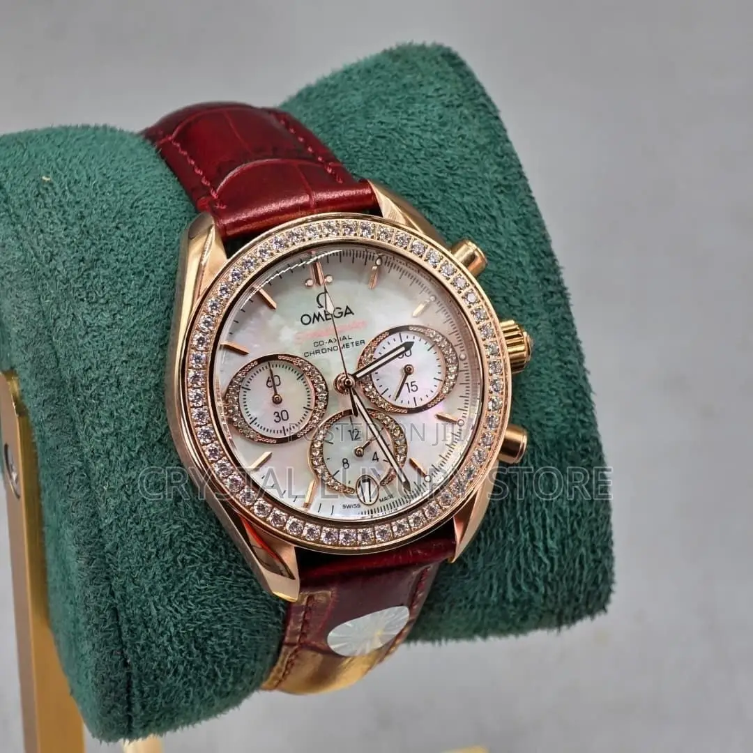 ROLEX Authentic Quality Luxury Ladies Genuine Leather Wristwatch