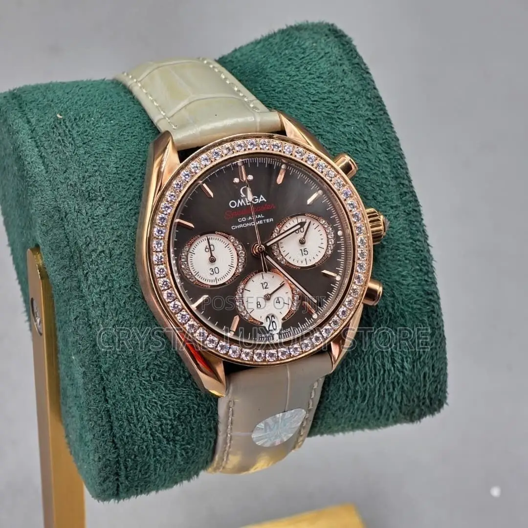 ROLEX Authentic Quality Luxury Ladies Genuine Leather Wristwatch
