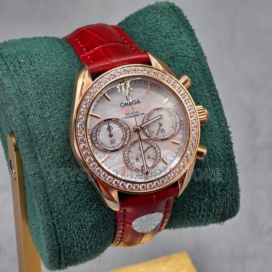 ROLEX Authentic Quality Luxury Ladies Genuine Leather Wristwatch