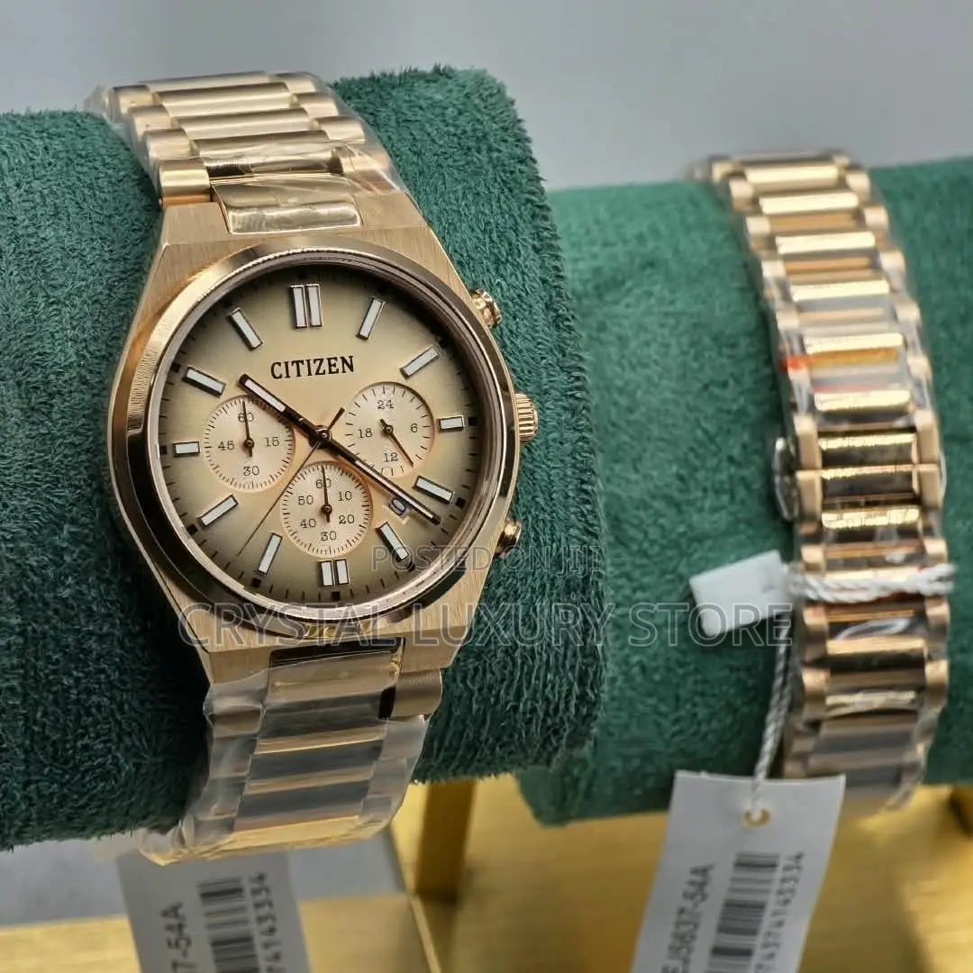 Citizen Quality Luxury Men Chain Strap Wristwatch