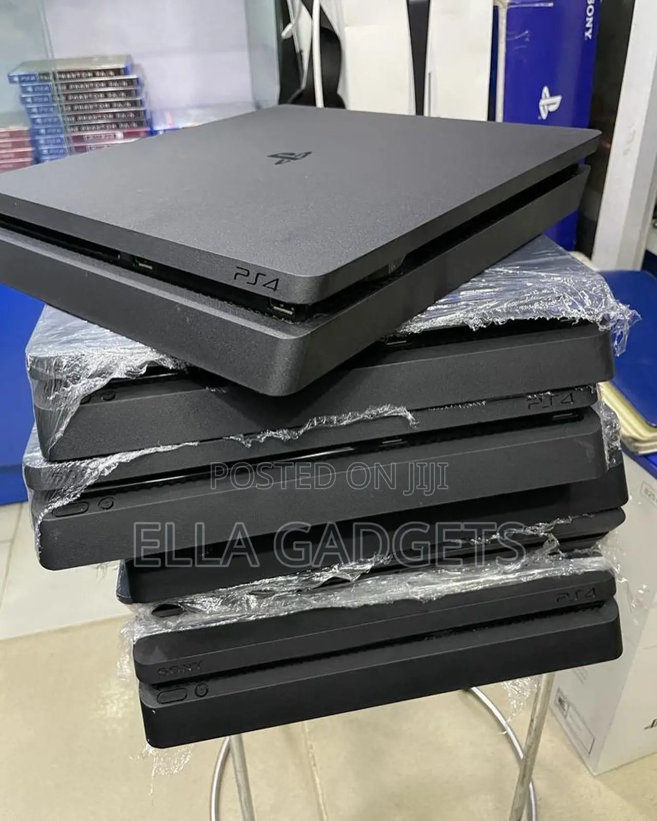 Uk  Used Ps4 Slim With 2 Pads and Accessories(no Games)