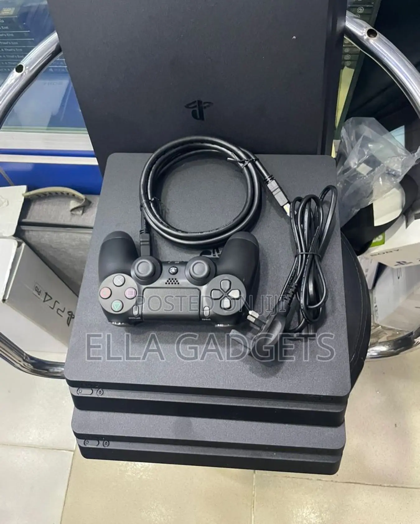 Uk  Used Ps4 Slim With 2 Pads and Accessories(no Games)