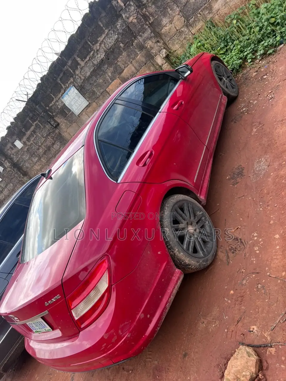 Mercedes-Benz C300 2008 Red