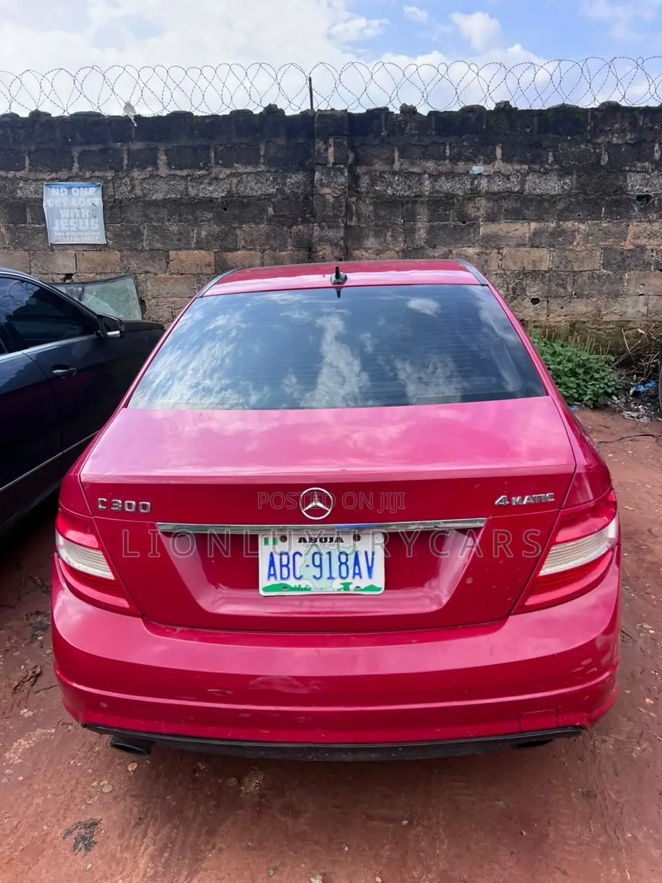 Mercedes-Benz C300 2008 Red