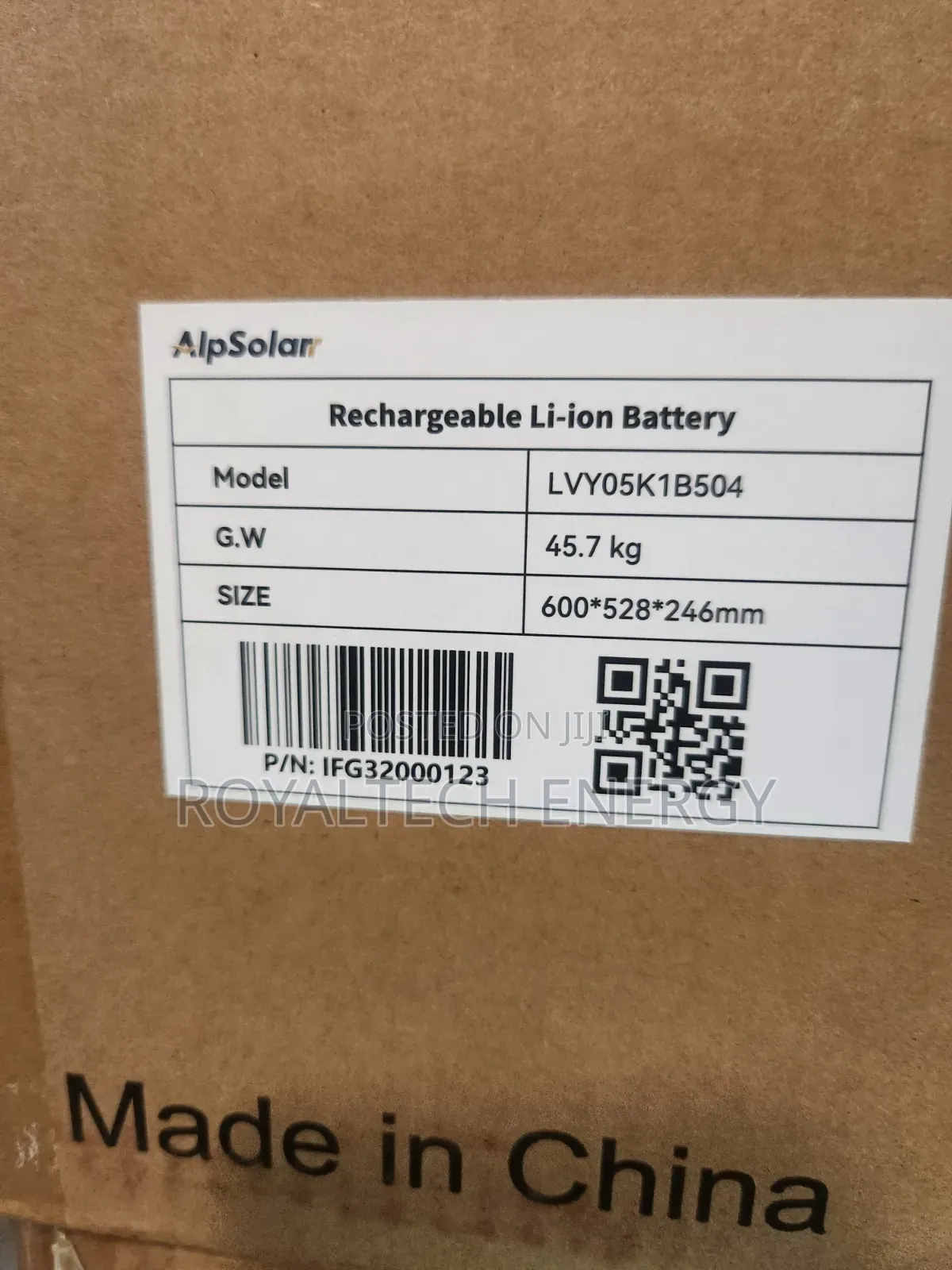 Alpsolar 5kwh 48v Lithium Battery