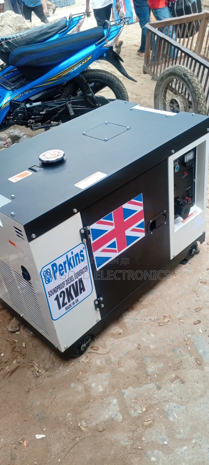 Original Perkins Diesel Generator 12. kVA 100% Copper Coin