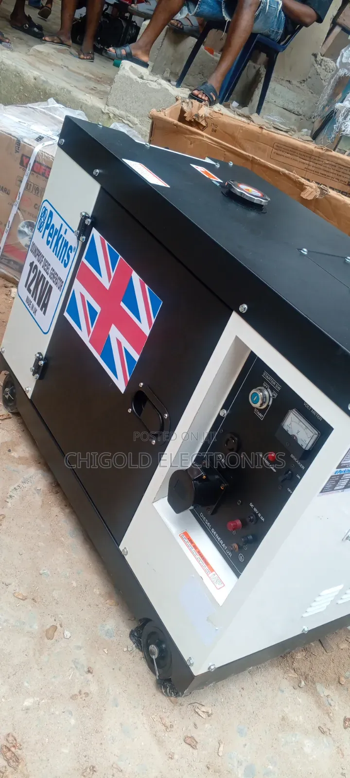 Original Perkins Diesel Generator 12. kVA 100% Copper Coin