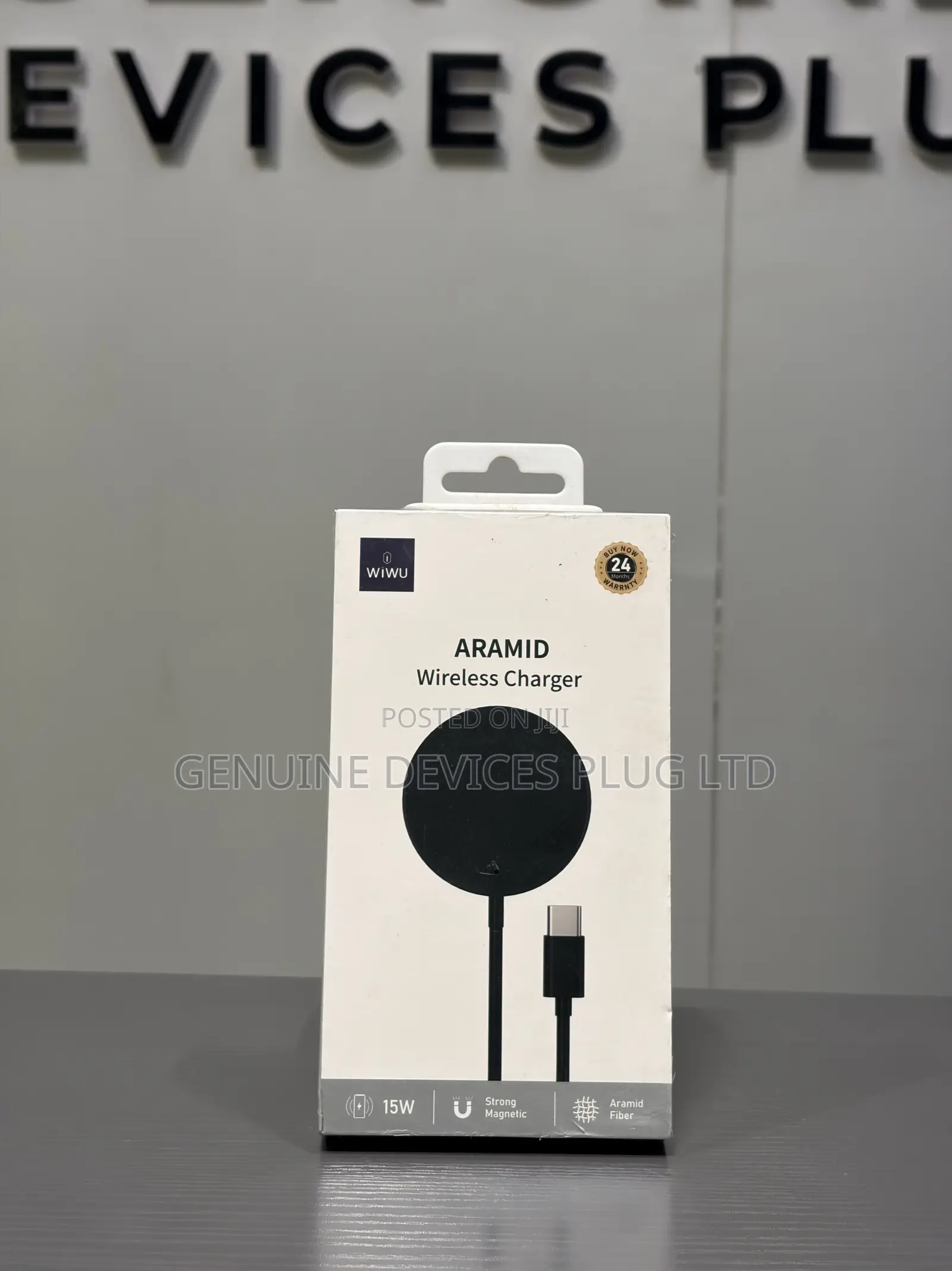 Wiwu Strong Magnetic 15w Fast Wireless Charger Smartphones
