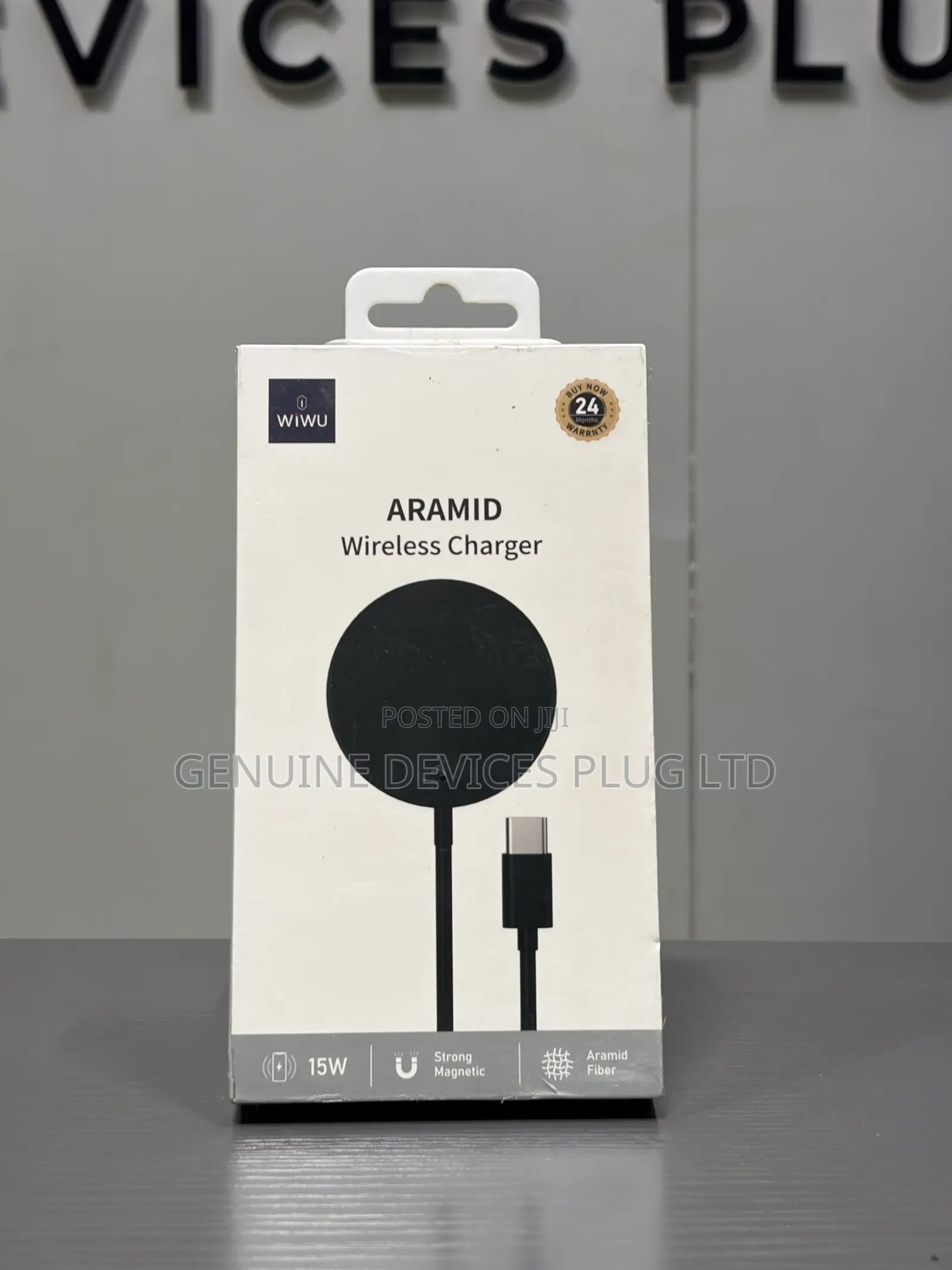 Wiwu Strong Magnetic 15w Fast Wireless Charger Smartphones