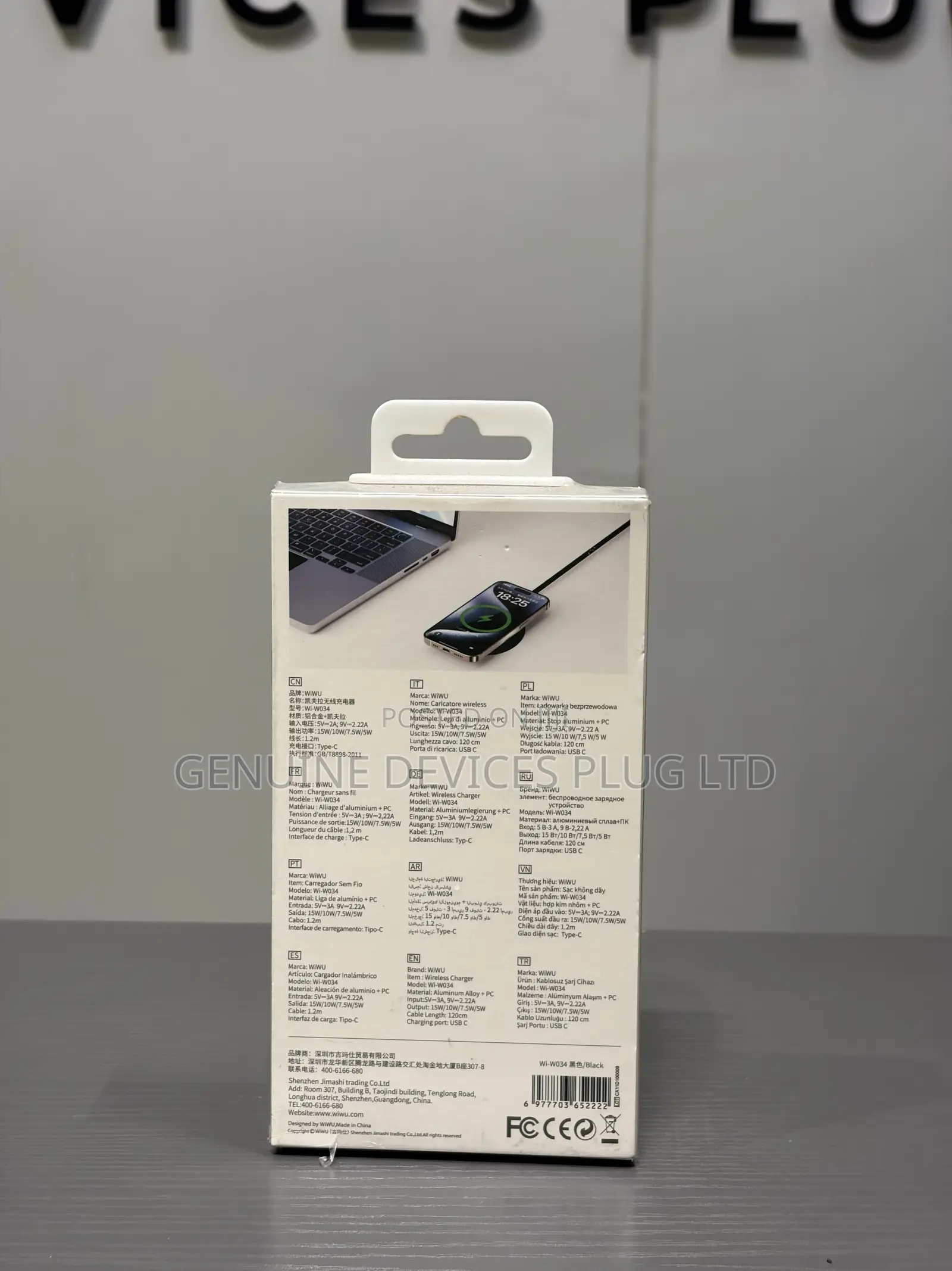 Wiwu Strong Magnetic 15w Fast Wireless Charger Smartphones