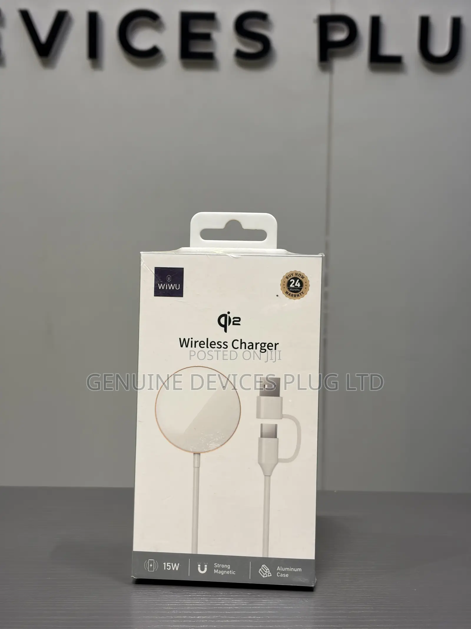 Wiwu Qi2.0 Wireless Charger Aluminum Alloy