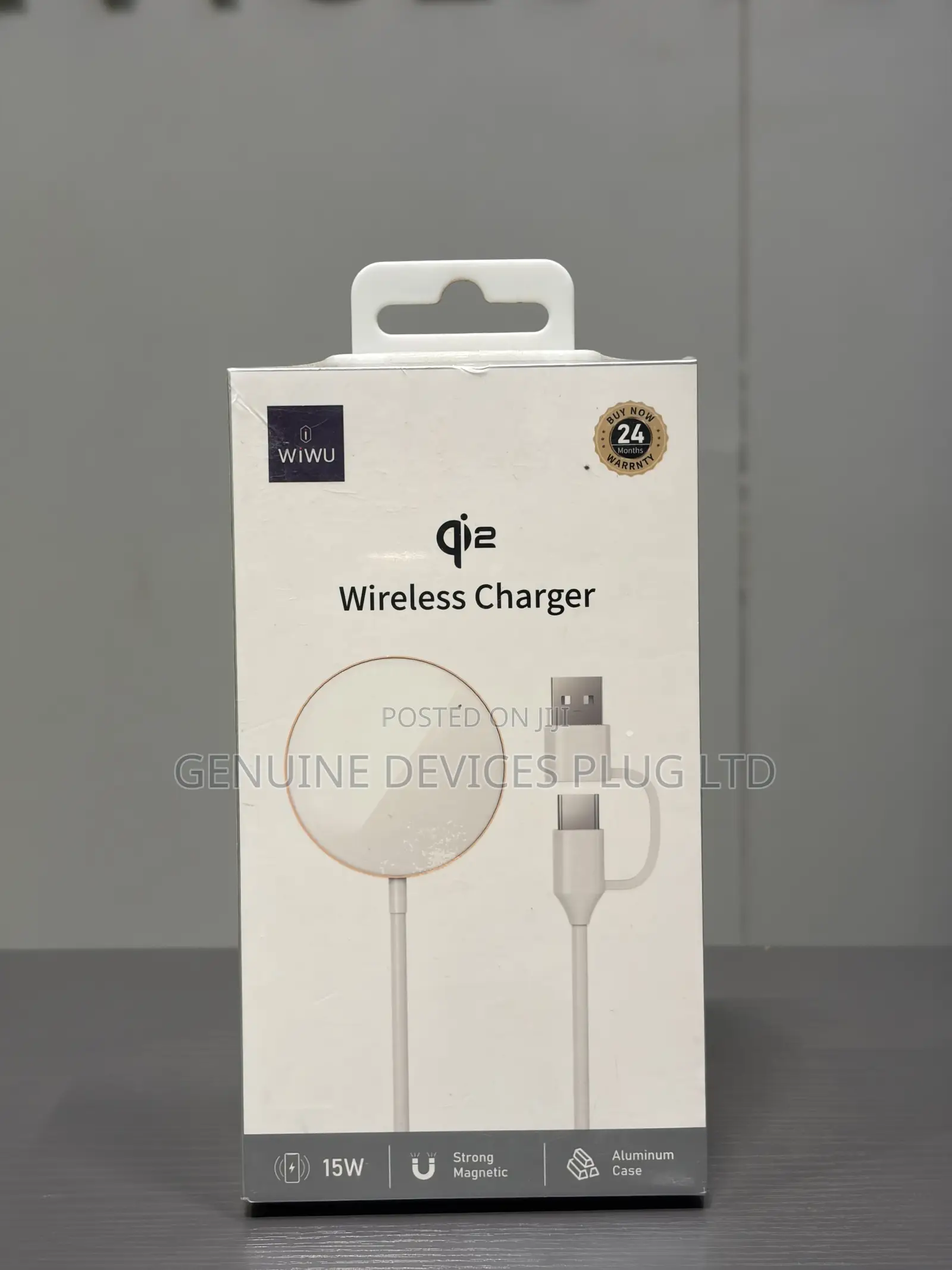 Wiwu Qi2.0 Wireless Charger Aluminum Alloy