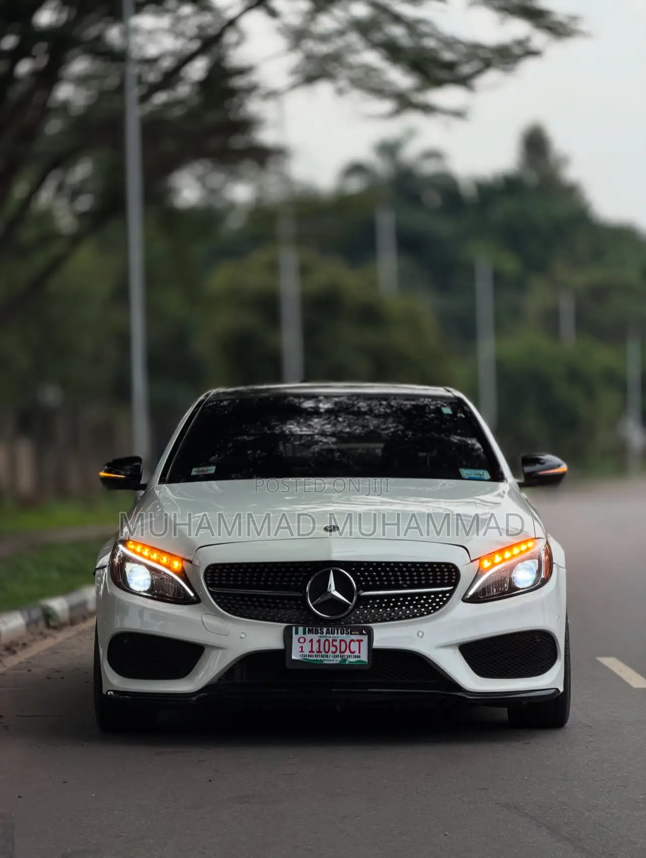 Mercedes-Benz C43 4Matic Sedan AWD (3.0L V6 9AM) 2018 White