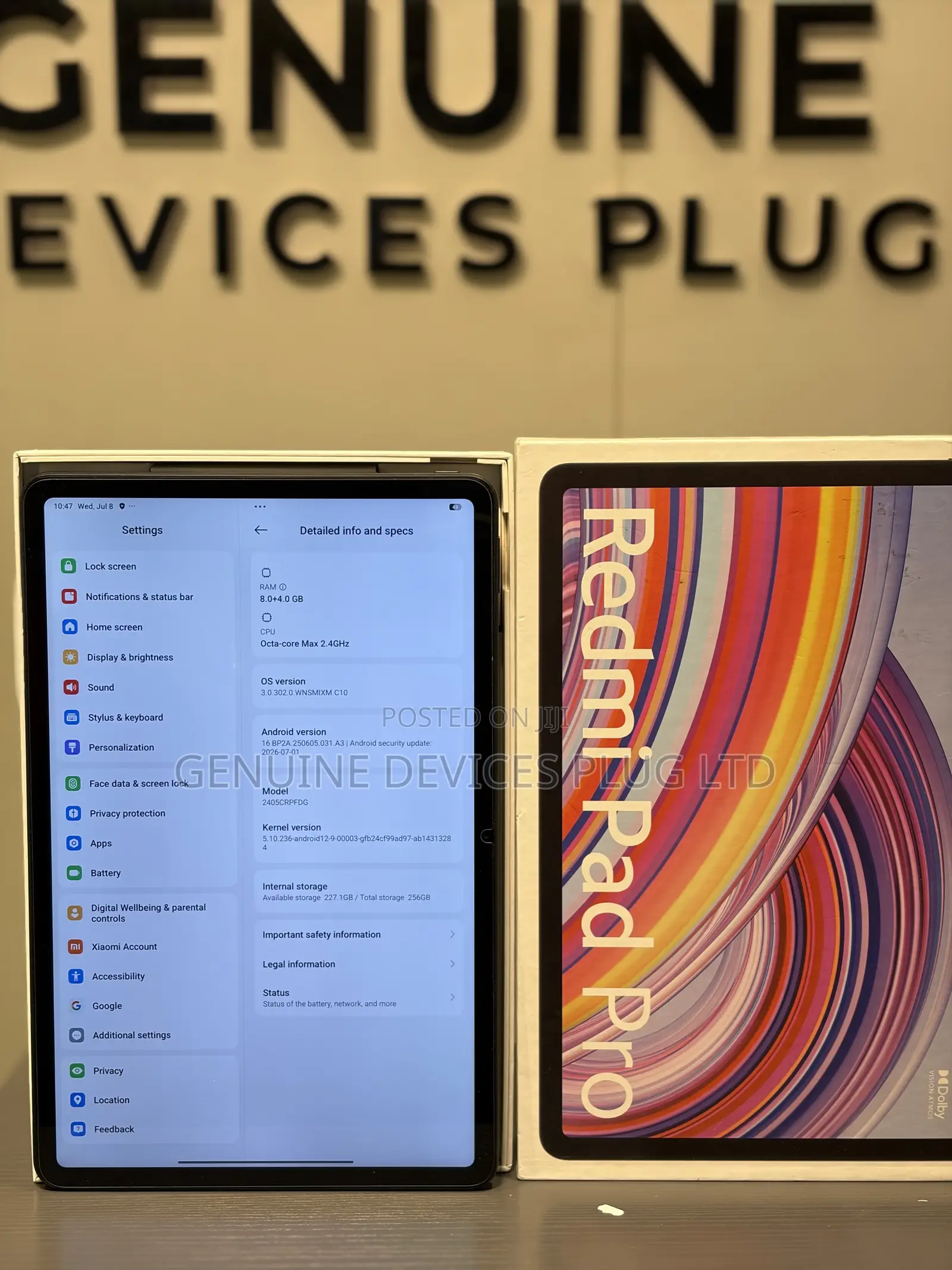 New Xiaomi Redmi Pad Pro 8 GB Gray