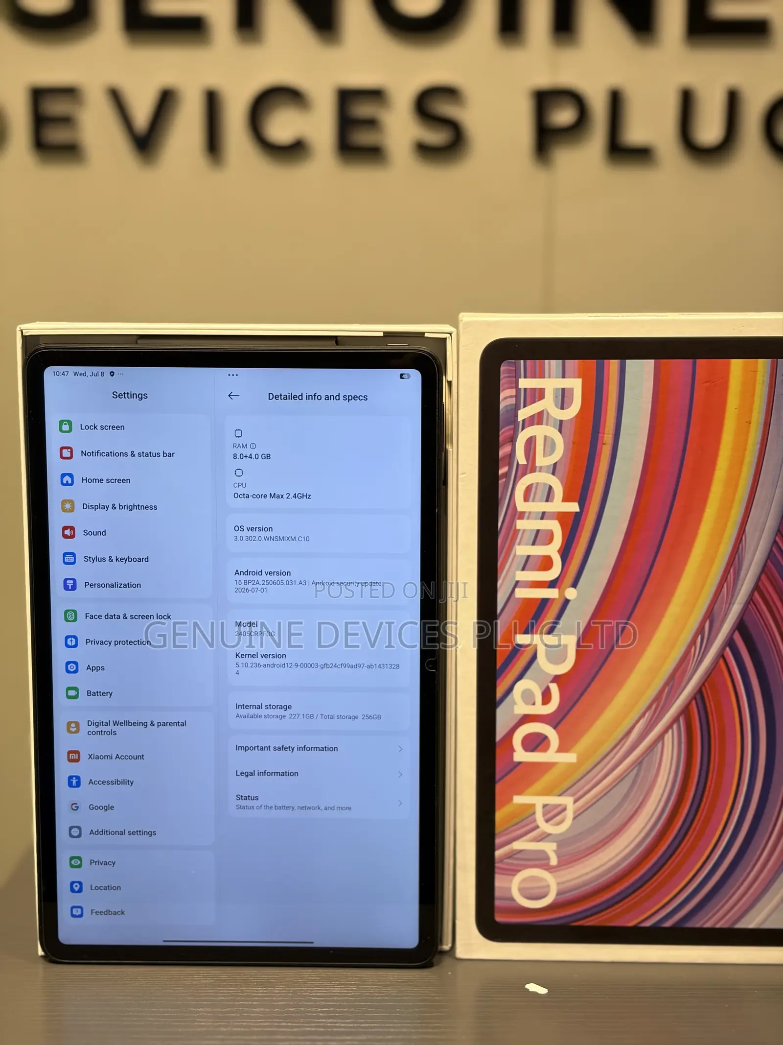 New Xiaomi Redmi Pad Pro 8 GB Gray