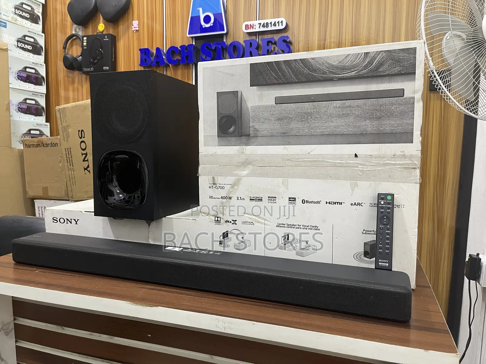 Open Box Sony HT-G700 Wireless Soundbar With Dolby Atmos Sound