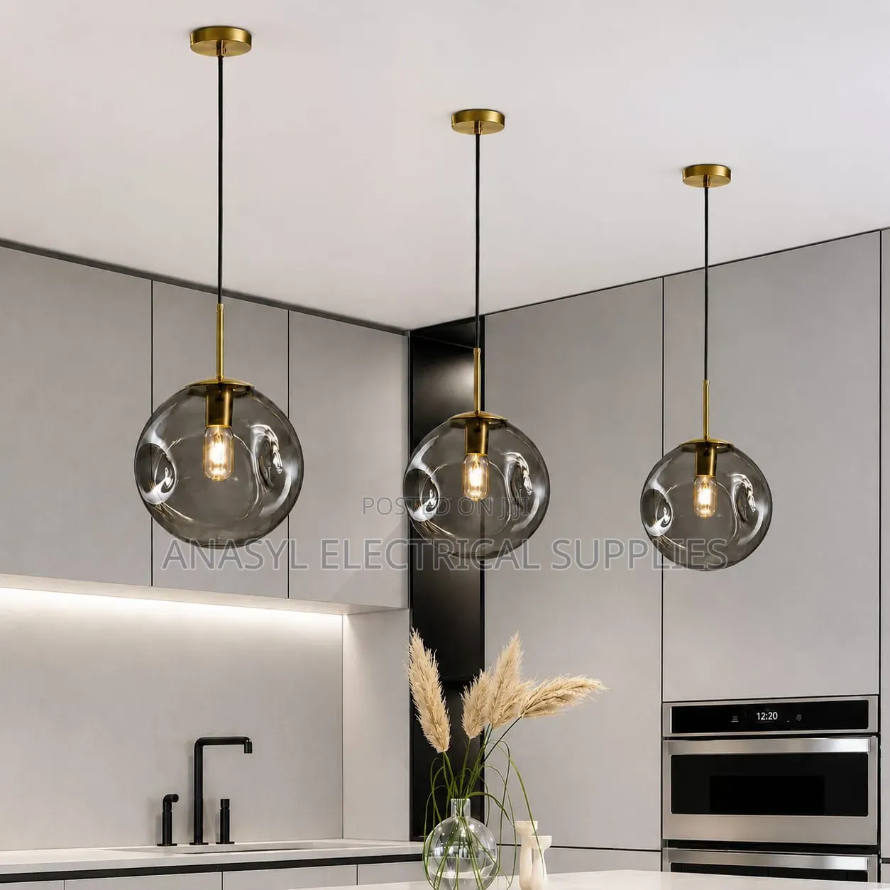 Modern Nordic Glass Globe Pendant Light