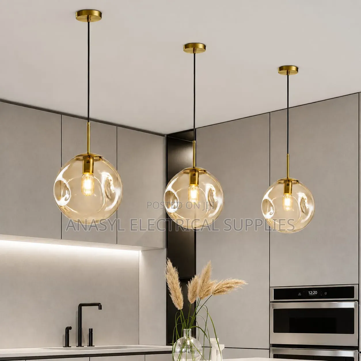 Modern Nordic Glass Globe Pendant Light