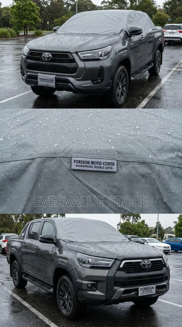 100% Foreign All Weather Double Layer Full Car Protection Cover