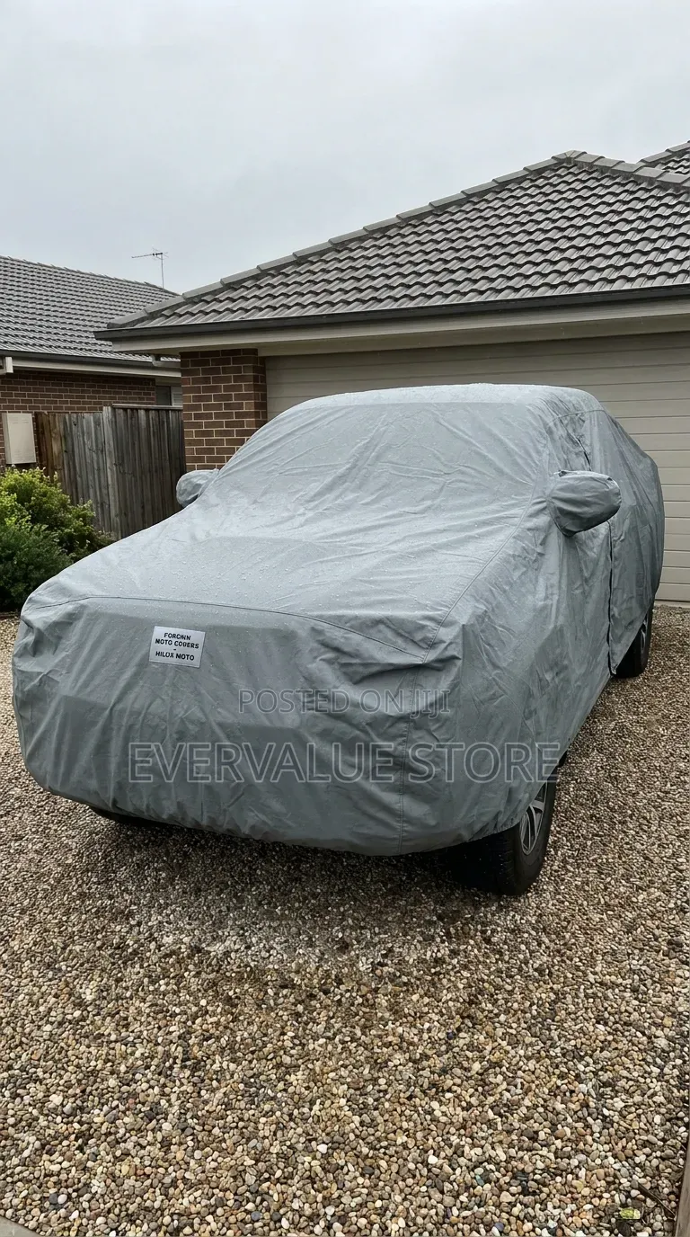 100% Foreign Waterproof Double Layer Full Protection Car Cover