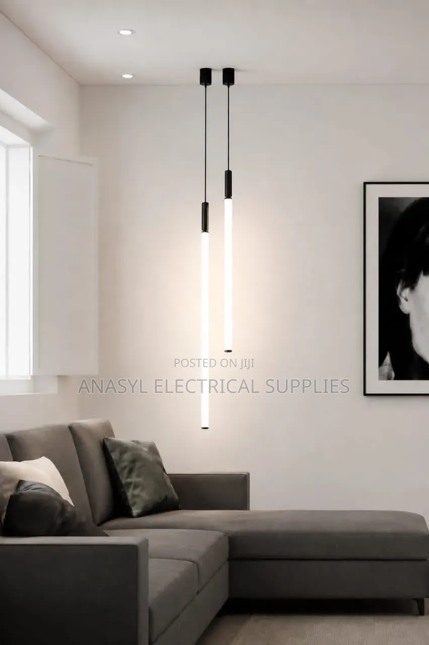 Italian Modern Dual LED Tube Pendant Light