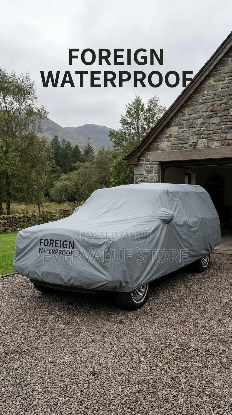 100% Foreign Waterproof Double Layer Outdoor Car Cover