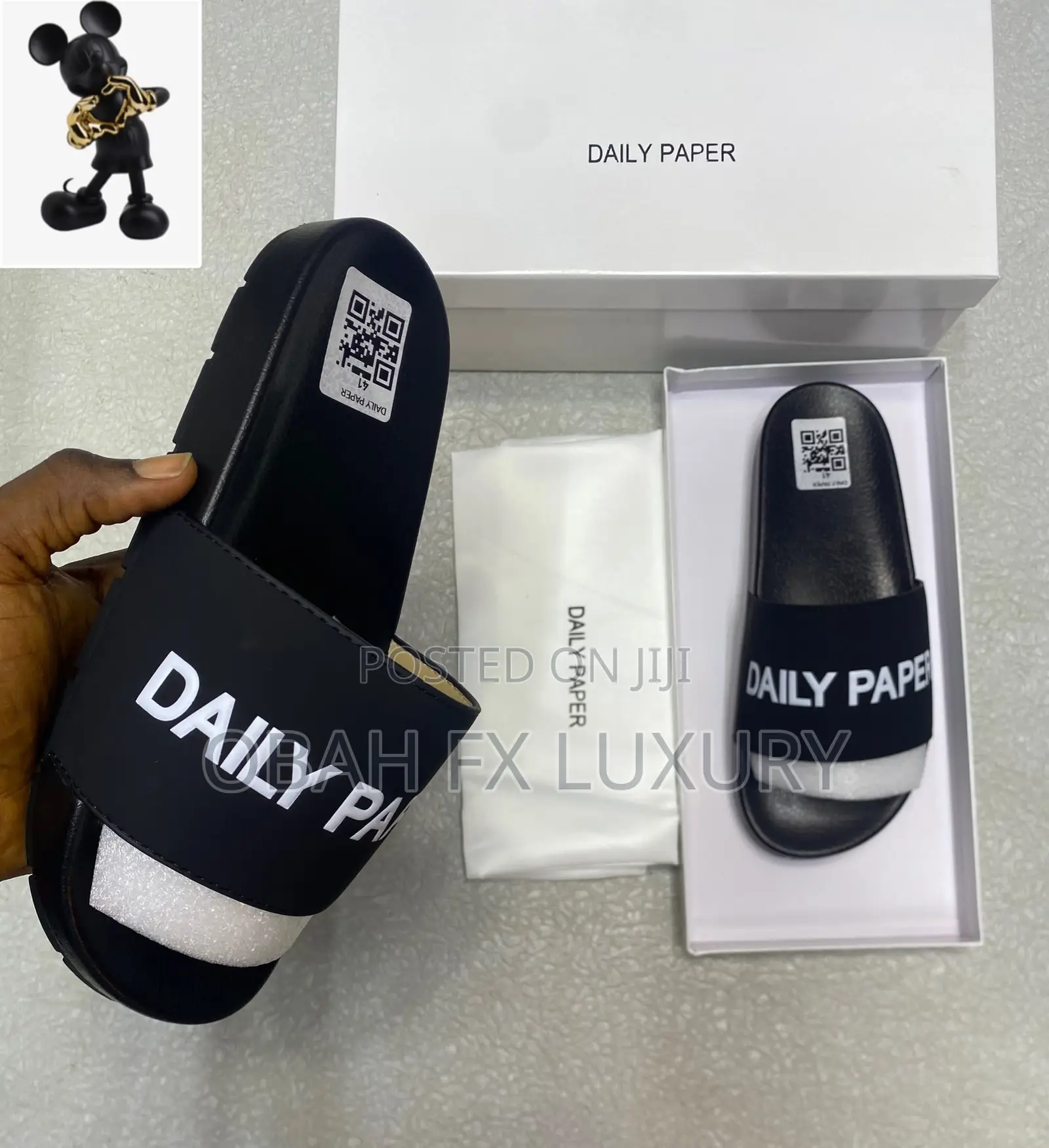 Black Daily Paper Slides Now Available