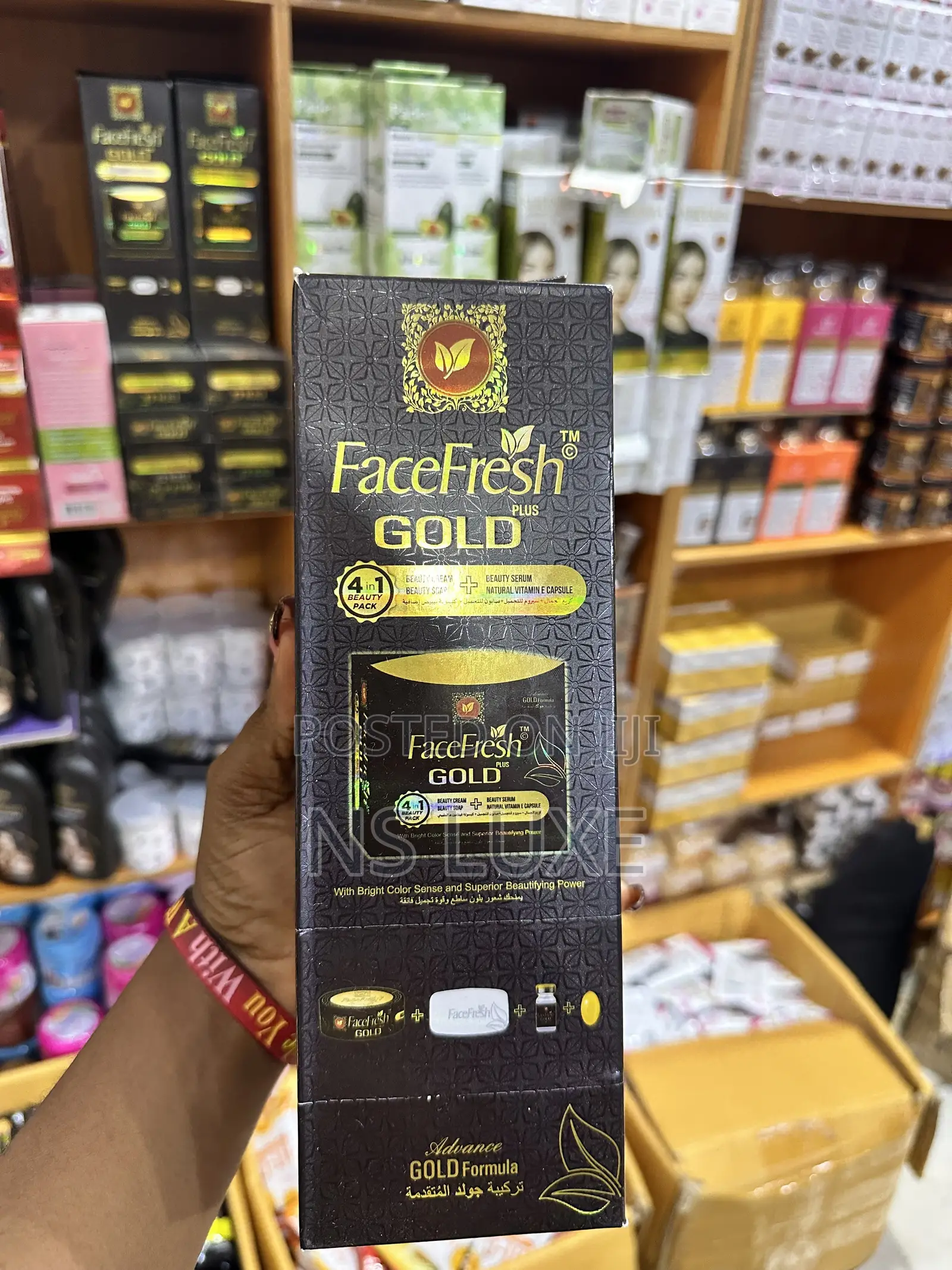 Face Fresh Gold Plus by 12pcs