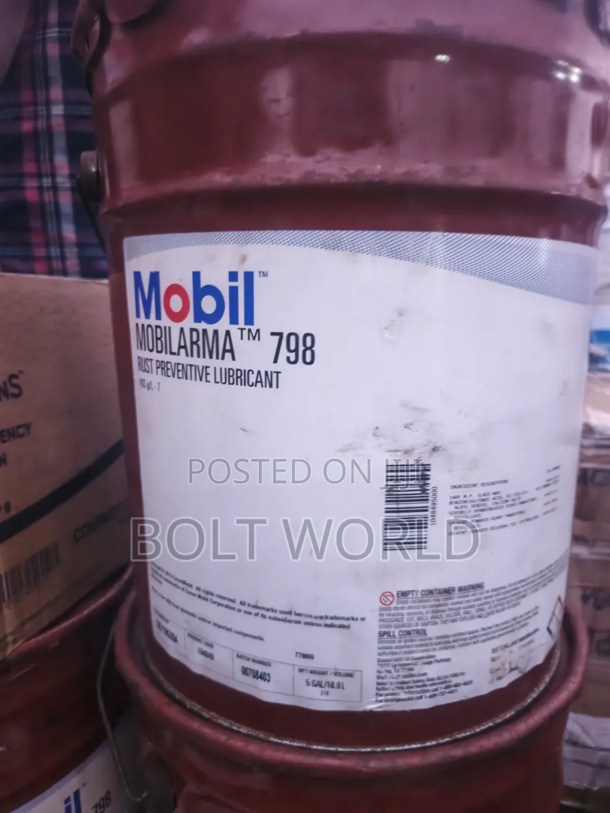 Mobil Mobilarma 798 Rust Preventive Lubricant