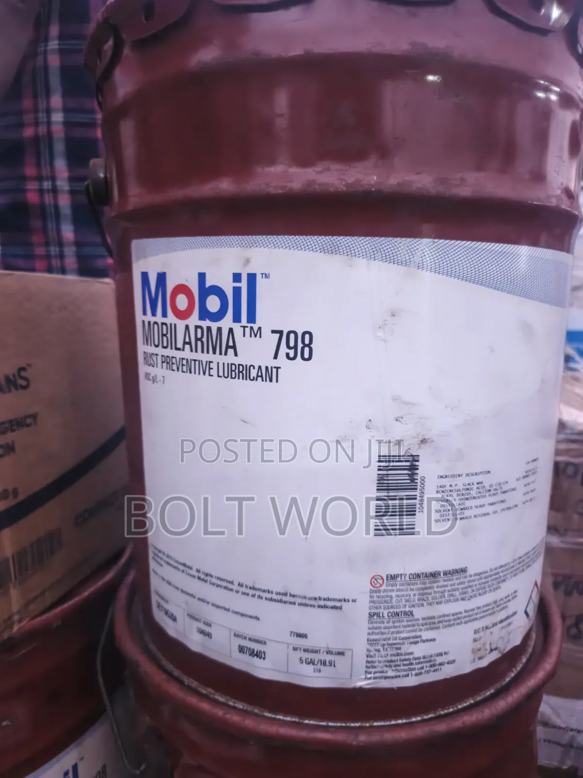 Mobil Mobilarma 798 Rust Preventive Lubricant