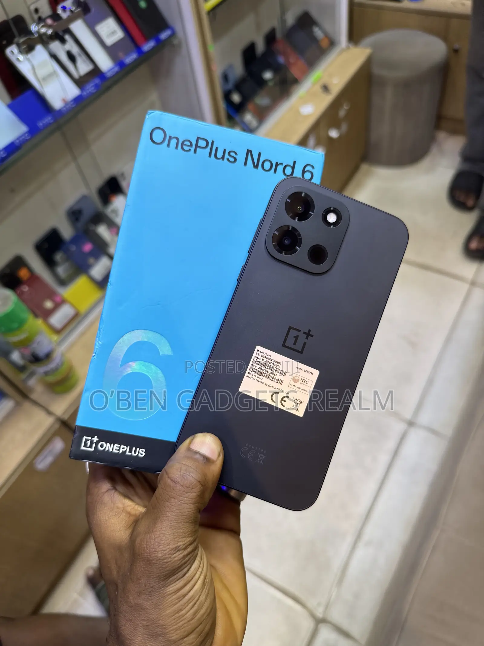 New OnePlus Nord 6 256 GB Black