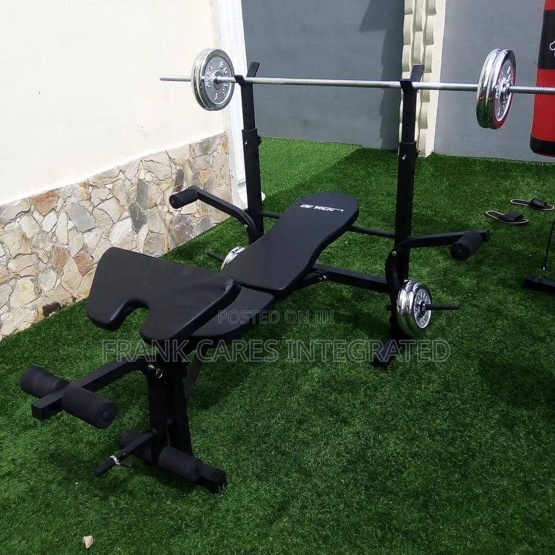 New Weight Lifting Bench With 50kg Dumbbell