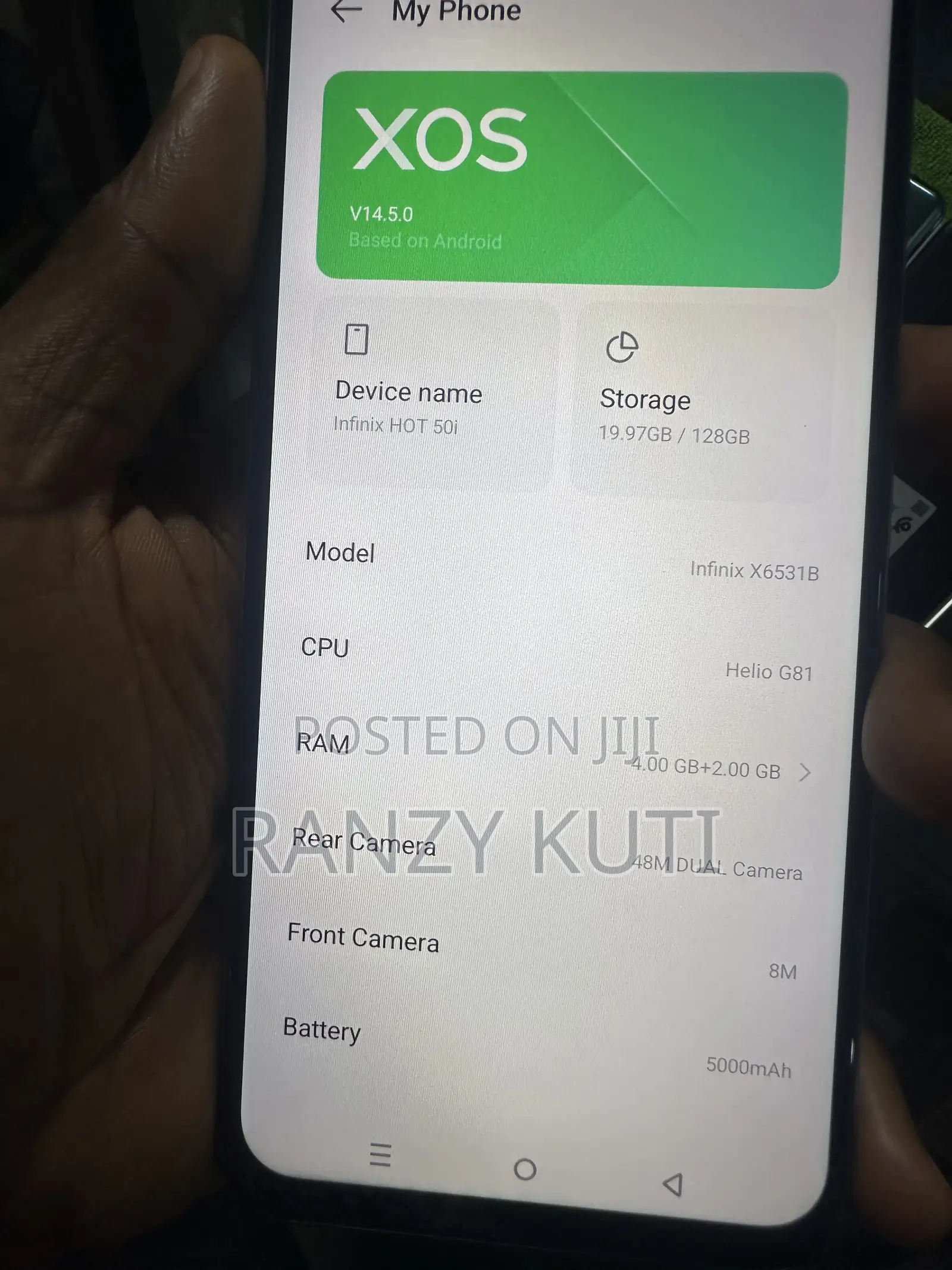 Infinix Hot 50i 128 GB
