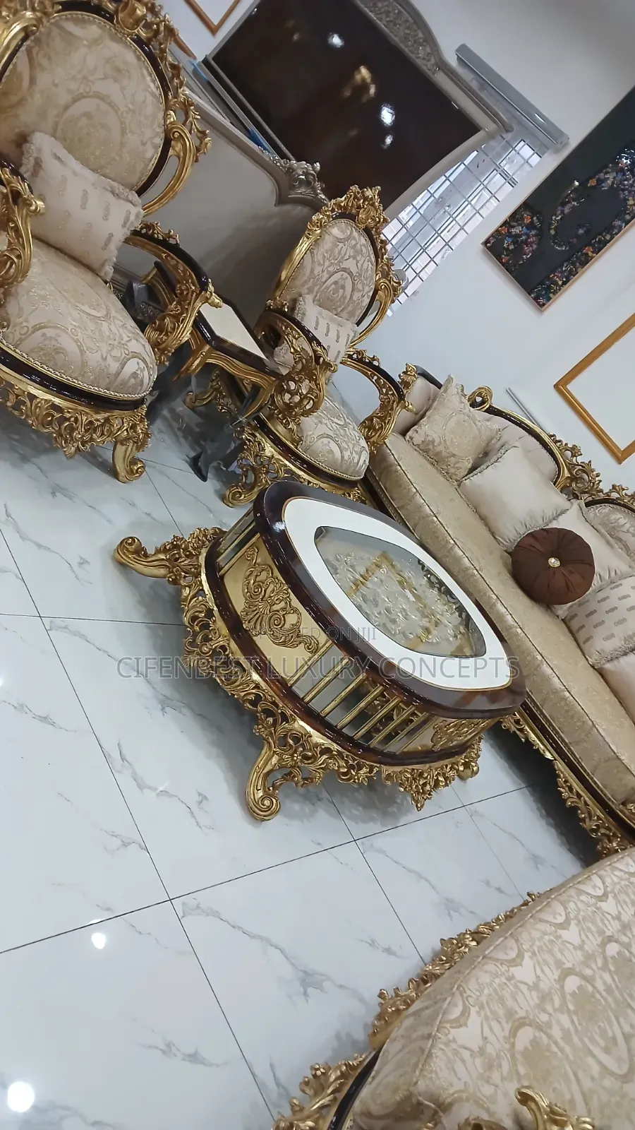 Turkey Royal Sofa Chair Complete Set