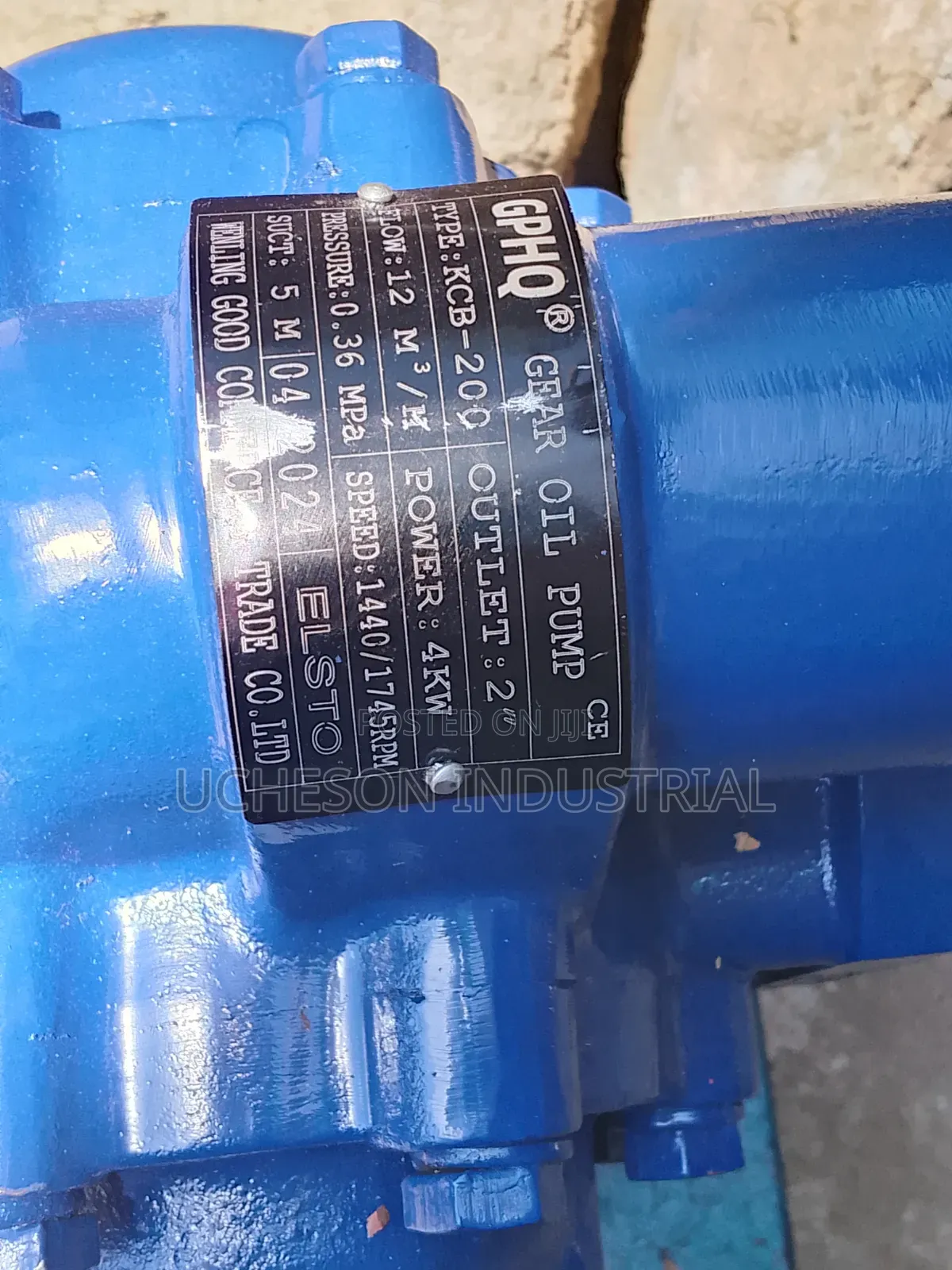 KCB 200 2" Gear Oil Pump 4kw/1440Rpm Flow Rate 12 Meter Per Hour