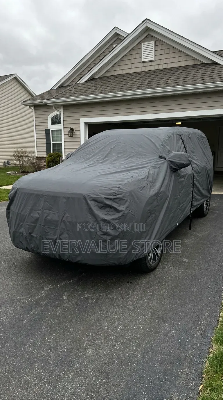 100% Foreign Waterproof Double Layer Outdoor Full Car Cover.