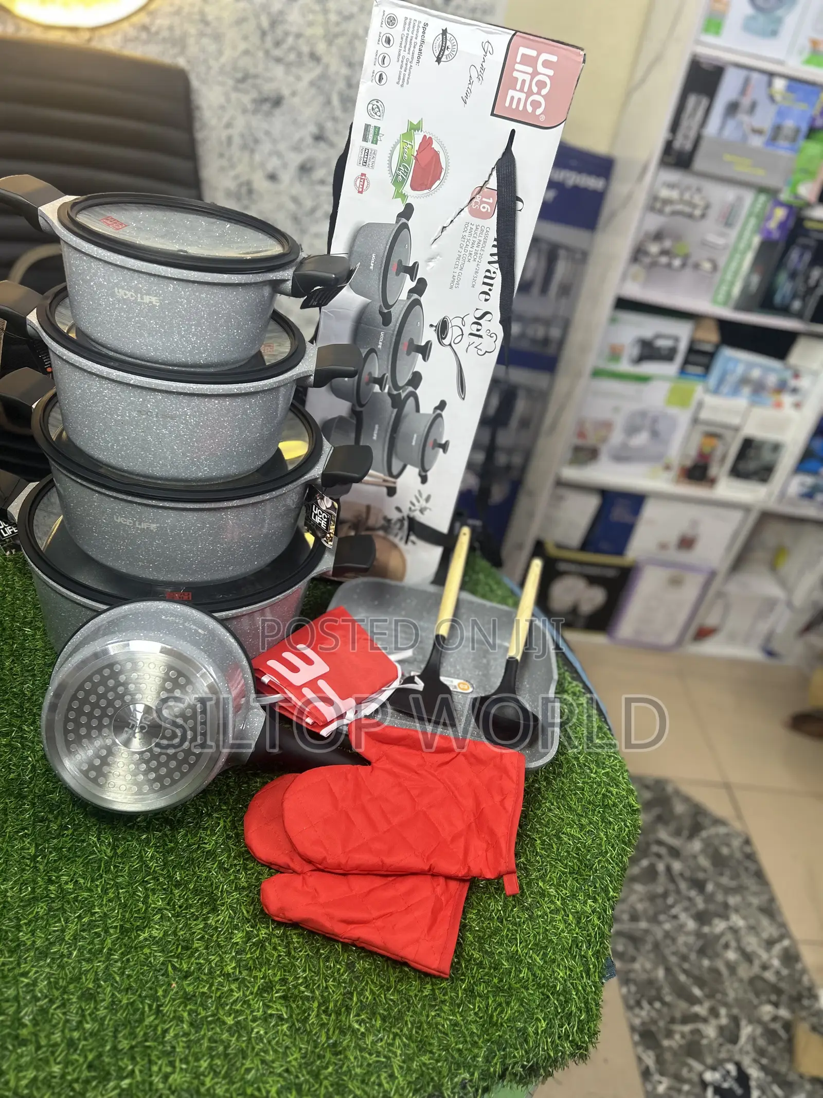 Ucc Life 16pcs Quality Induction Cookware Set