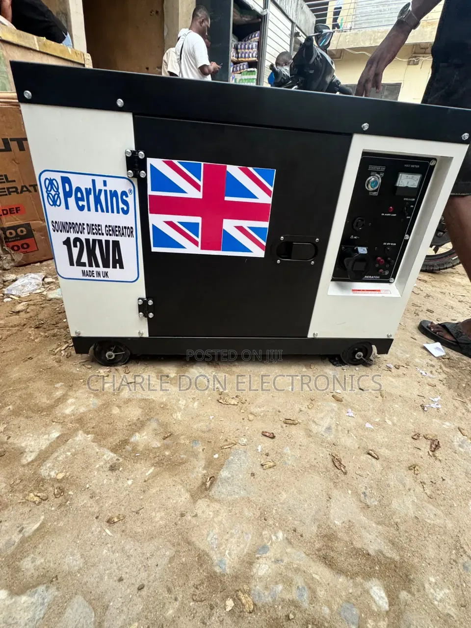 12kVA Perkins Heavy-Duty Diesel Soundproof Generator