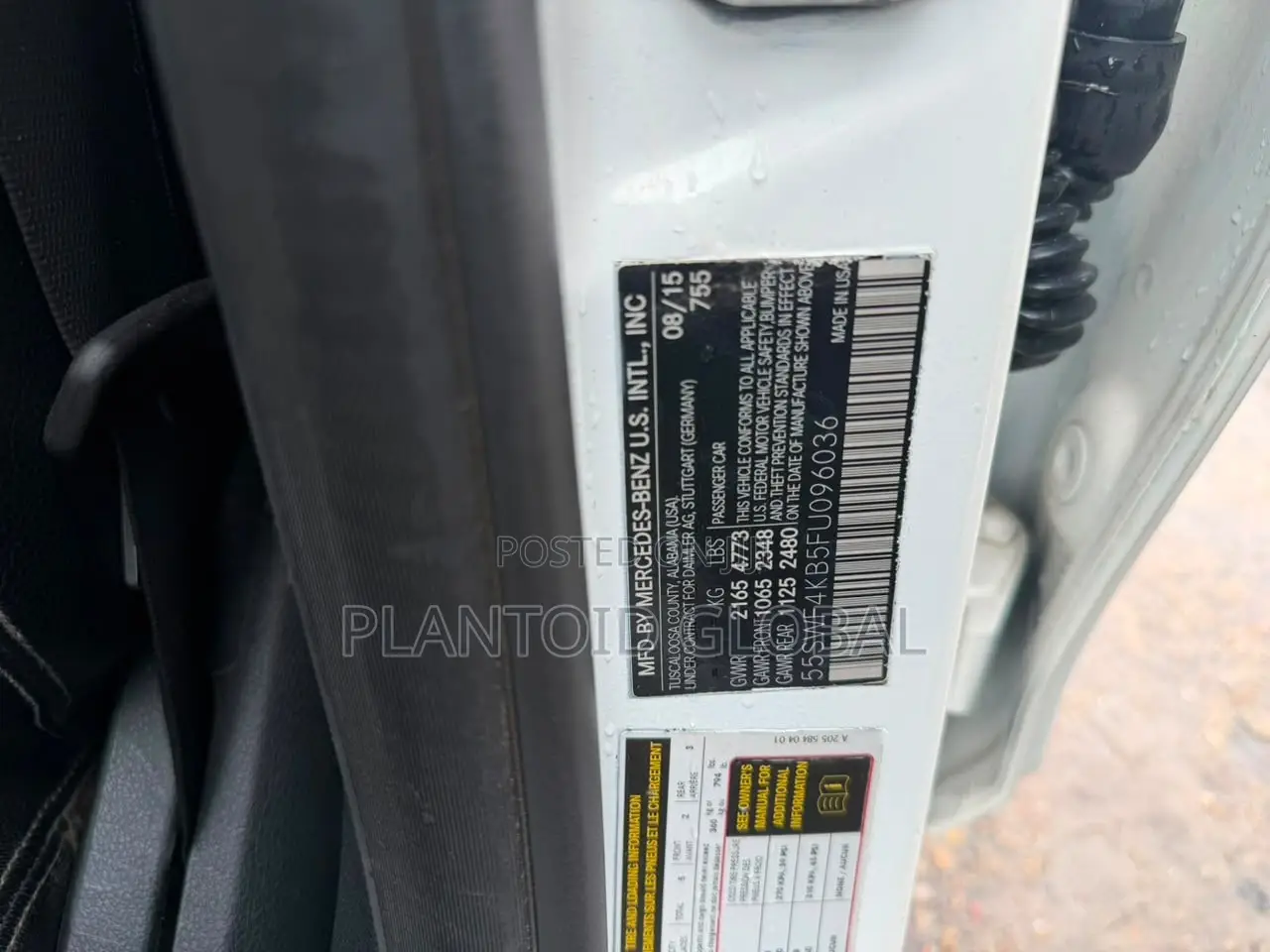 Mercedes-Benz C300 2016 White
