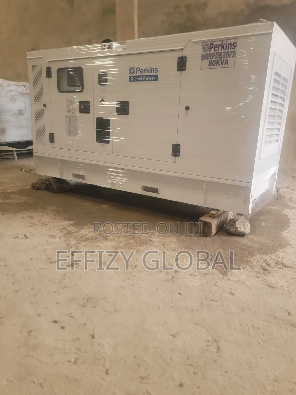 Brand New Perkins 80kva Soundproof Diesel Generator, 100% Copper