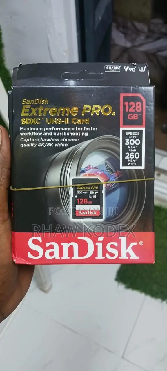 Sandisk Extreme Pro 128gb UHS-II Card 300mbps