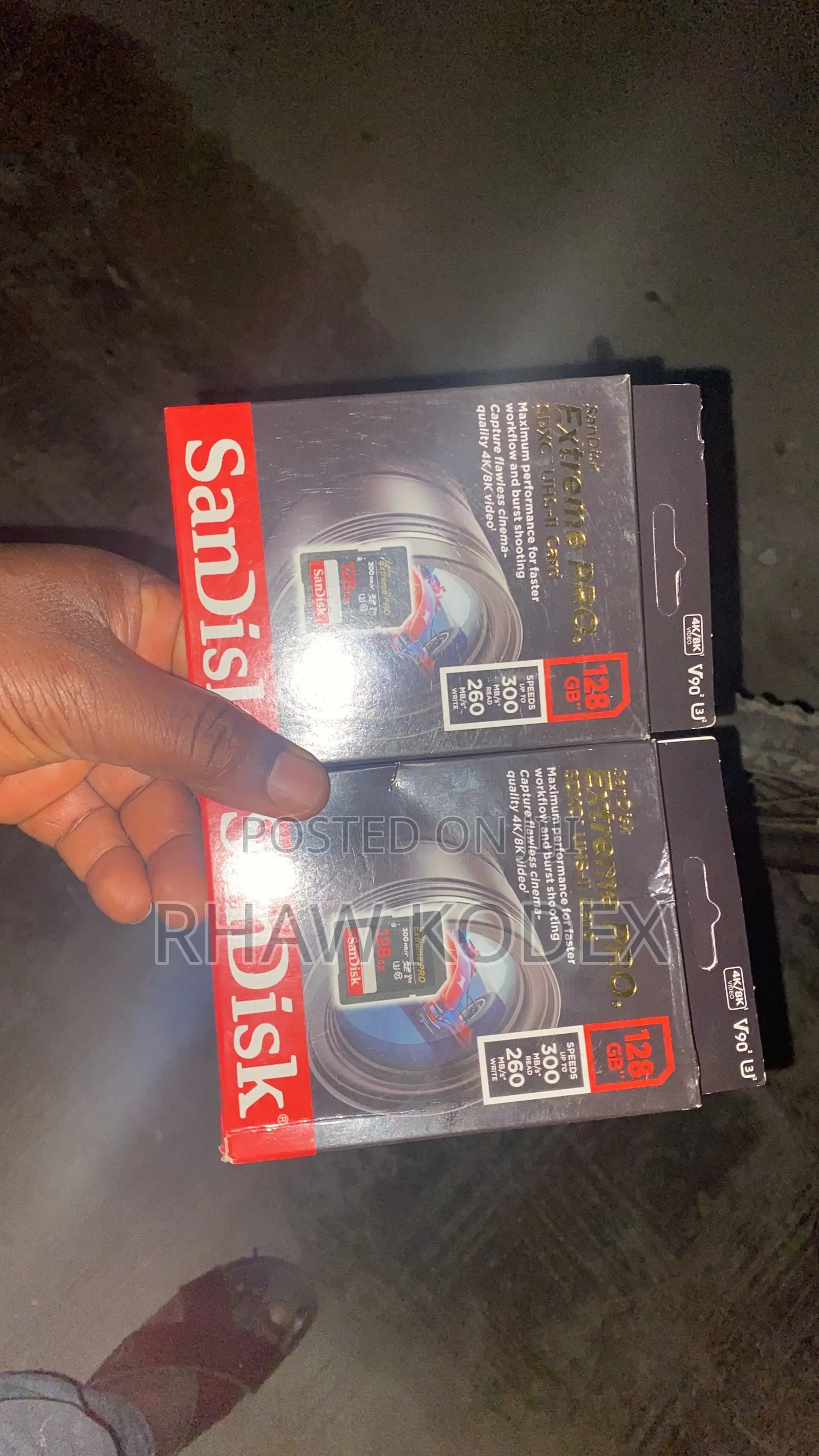 Sandisk Extreme Pro 128gb UHS-II Card 300mbps
