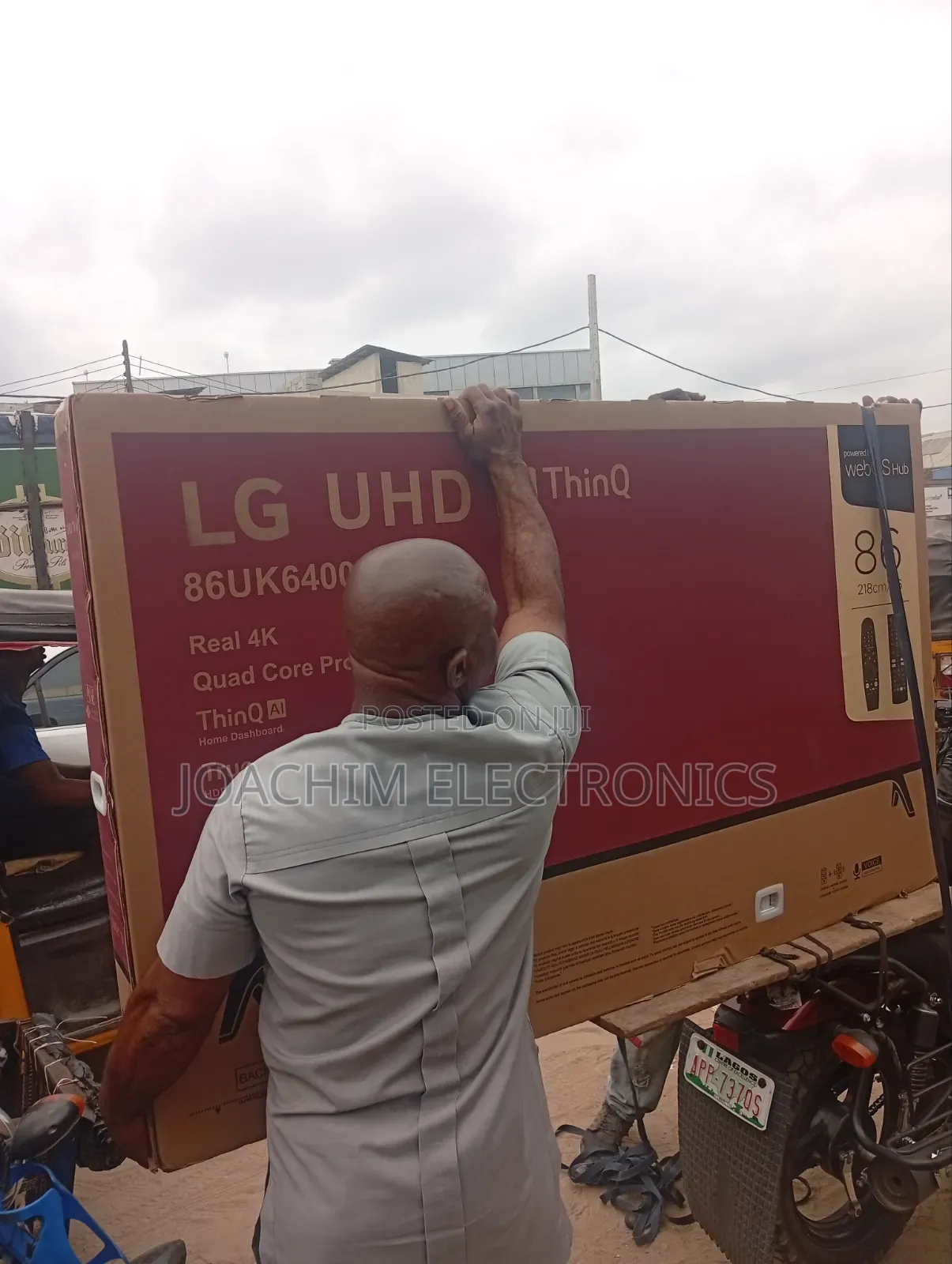 Original LG UHD Webos Television 86 Inches