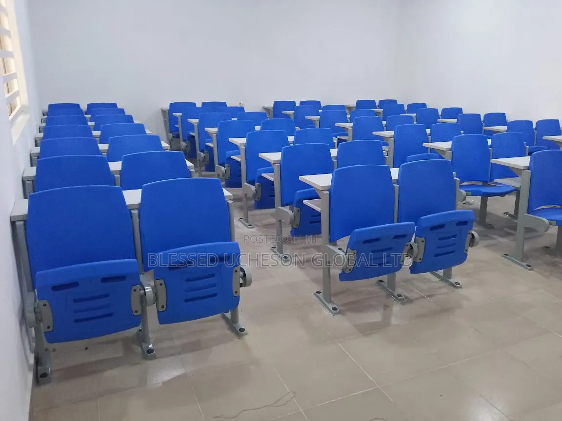  Lecture Hall / Auditorium Chairs With Writing Tablets