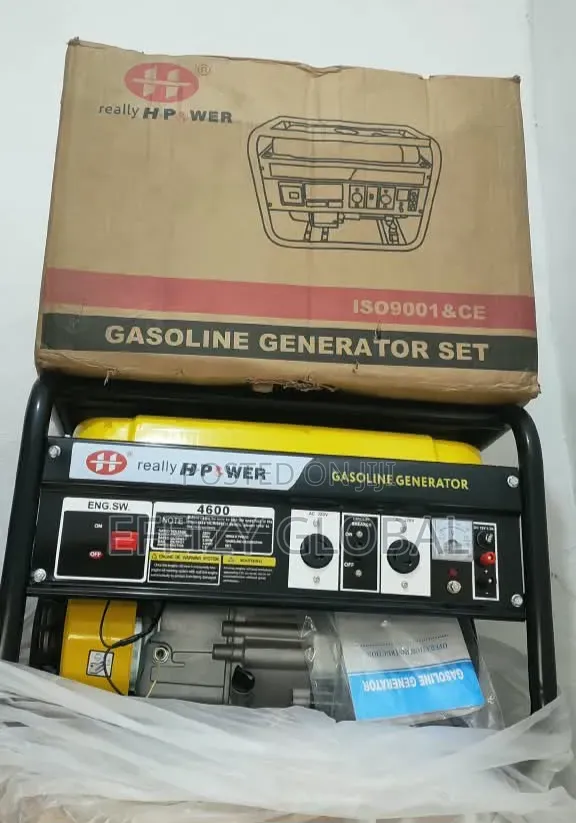 BRAND NEW H-Power 4600 Gasoline Generator Set, 100% COPPER
