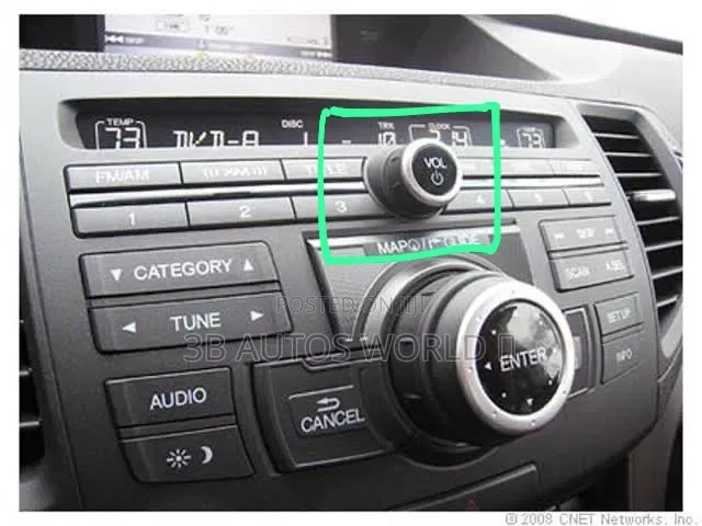 Car Stereo Knob for Acura TSX 012