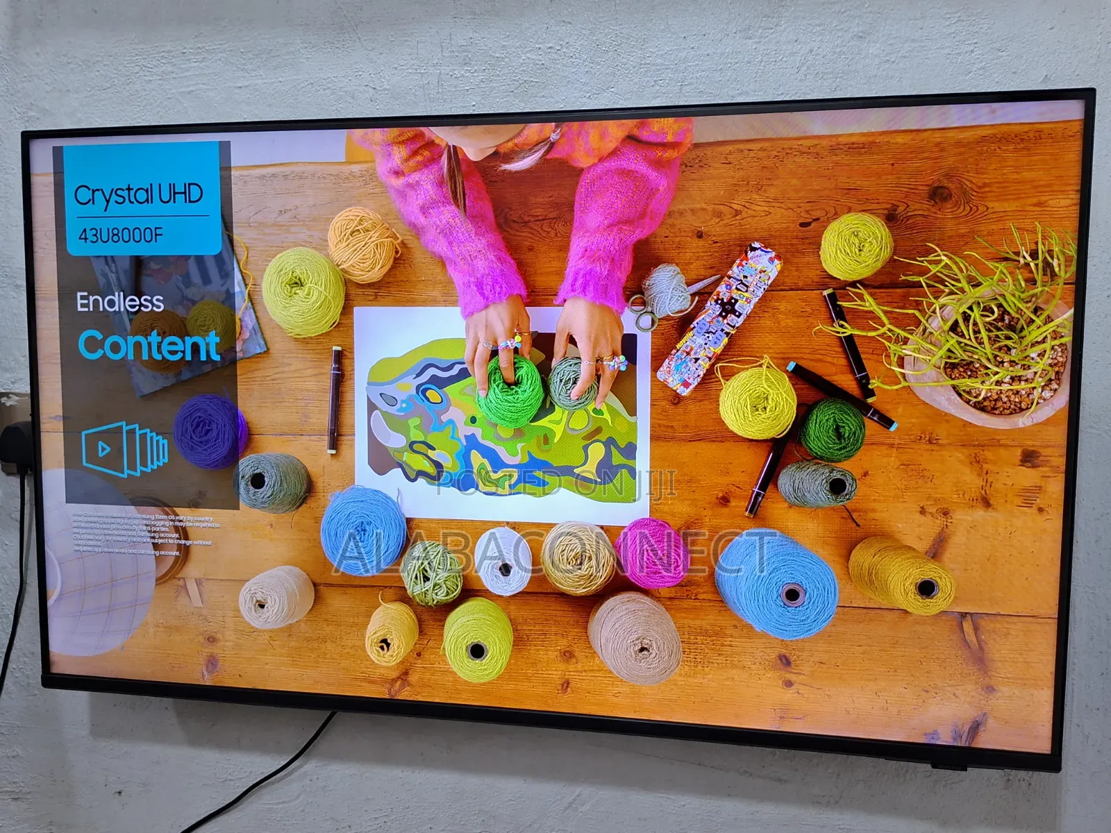 2025 43" Samsung CrystalUHD Real4k HDR Smart TV With Full Smart Option