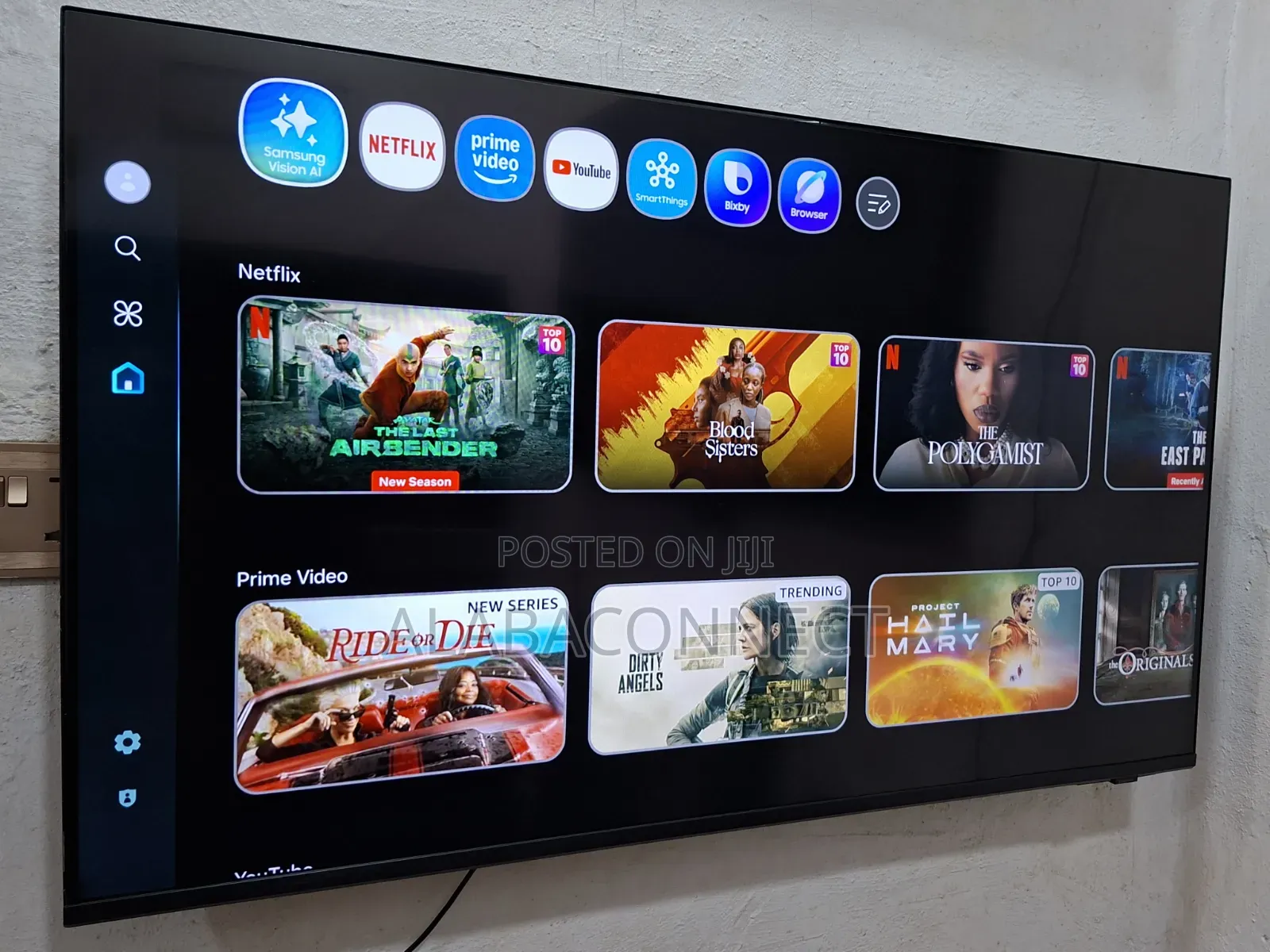 2025 43" Samsung CrystalUHD Real4k HDR Smart TV With Full Smart Option