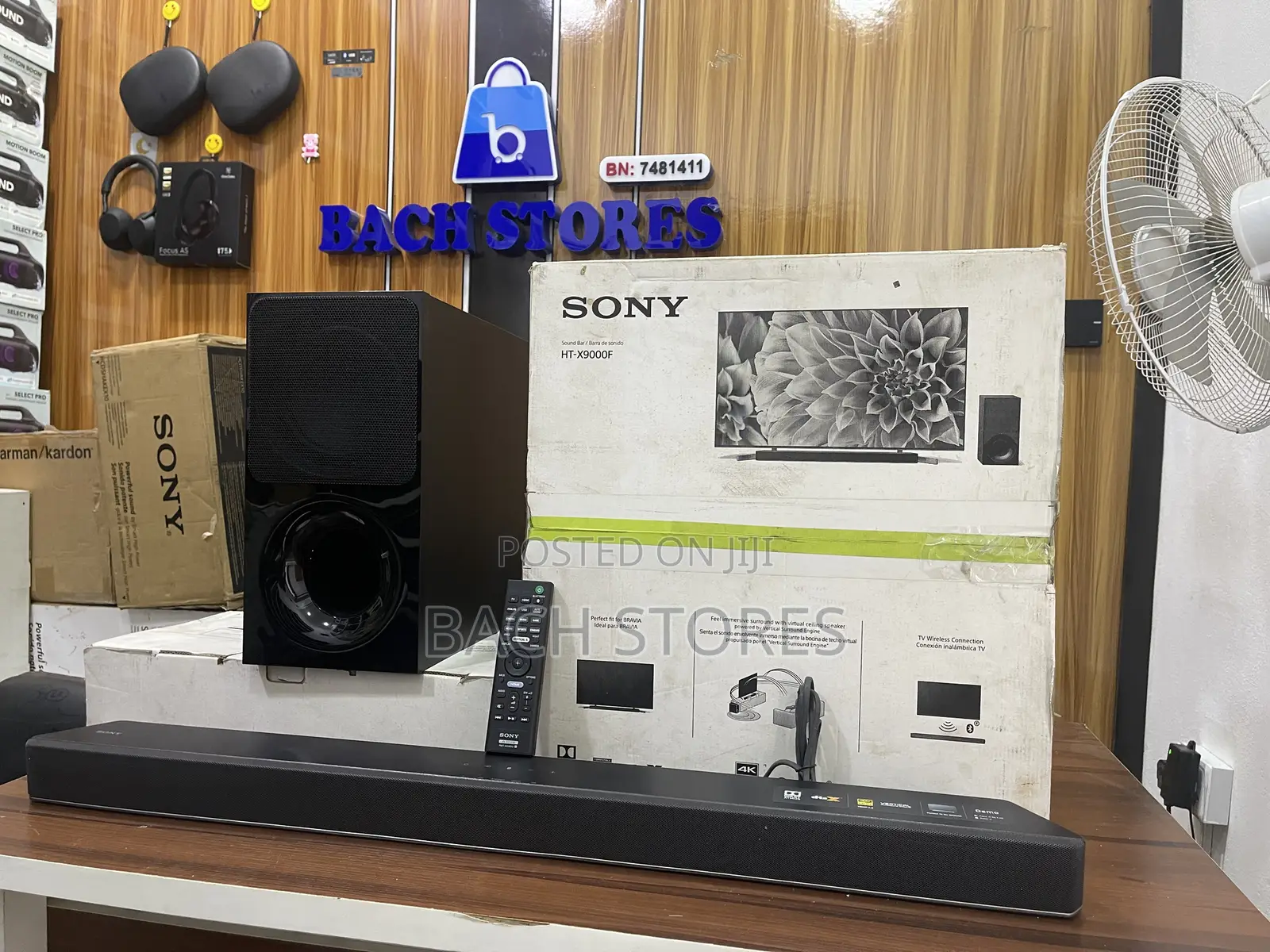 Open Boxed Sony Ht-X9000f Wireless Soundbar With Dolby Atmos