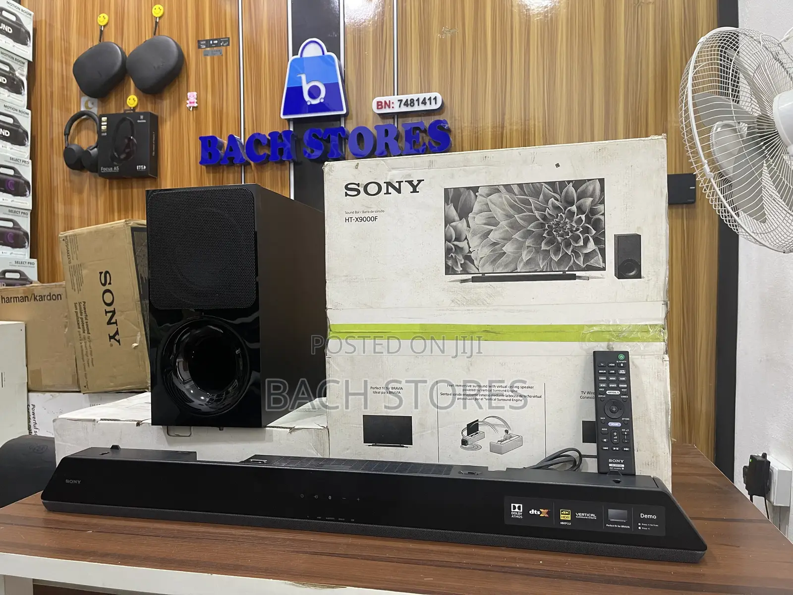 Open Boxed Sony Ht-X9000f Wireless Soundbar With Dolby Atmos
